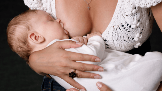 Breastfeeding baby