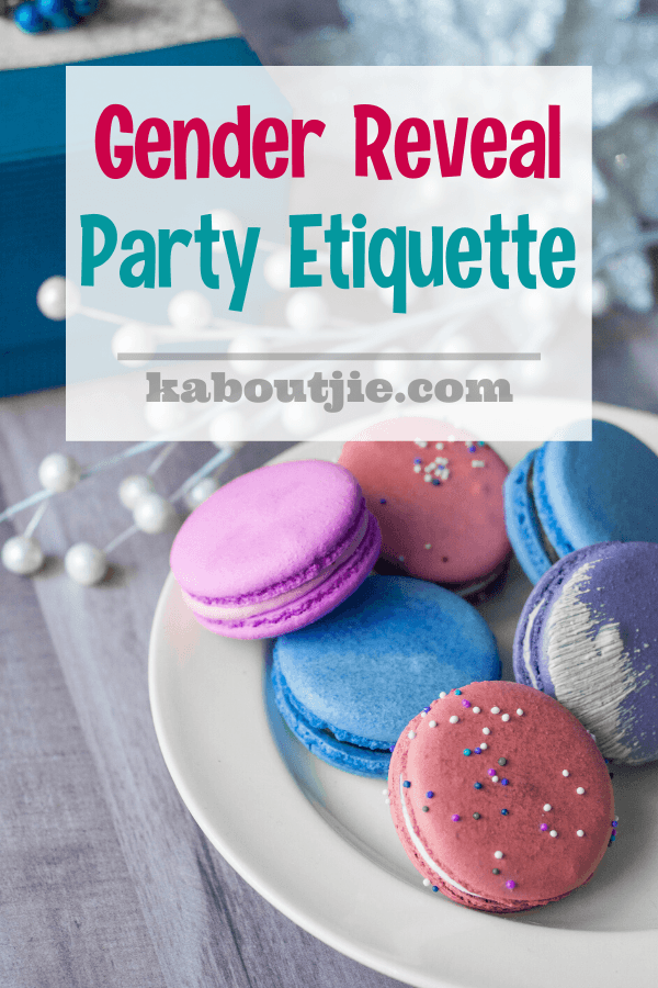 Gender Reveal Party Etiquette