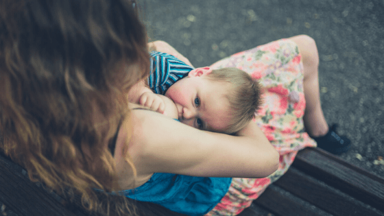 Breastfeeding baby