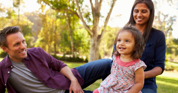 Multiracial family