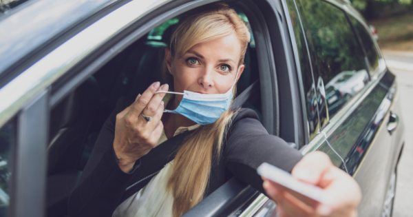 Mask wearing in cars