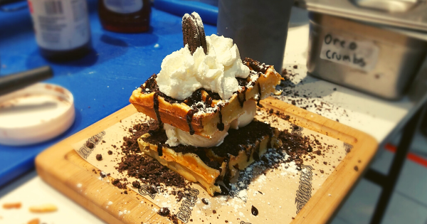 RocoMamas Cookies & Cream Waffles