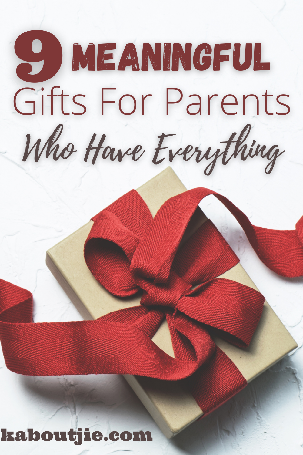 Meaningful Gifts For Parents