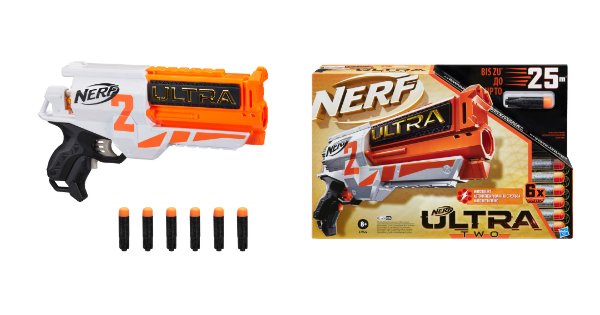 Nerf Elite 2.0 Turbine CS-18 Motorised Blaster, 36 Nerf Darts, 18-Dart  Clip, Built-in Customising Capabilities