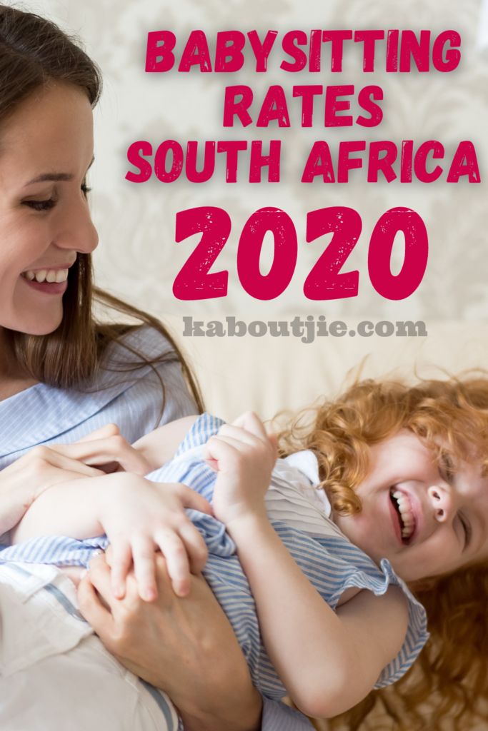 Babysitting rates South Africa 2020