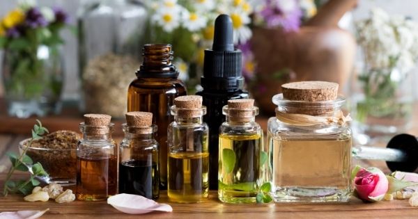 Variety Of Essential Oils