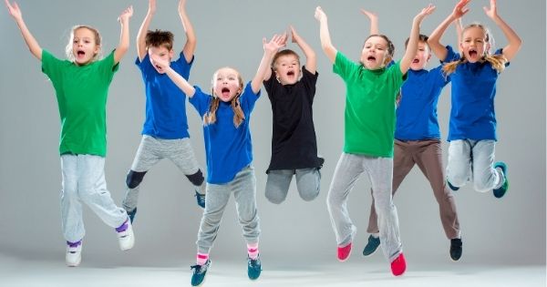 Kids dancing