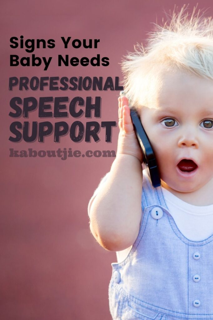 Signs Your Baby Needs Professional Speech Support