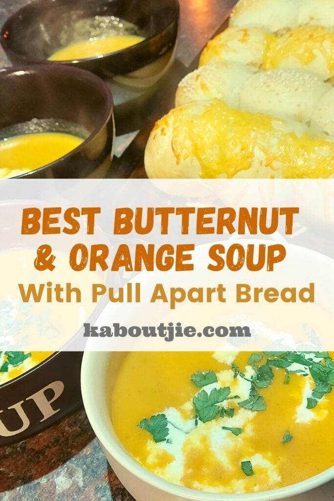 Best Butternut and Orange Soup with Pull Apart Bread