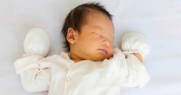 Newborn baby sleeping