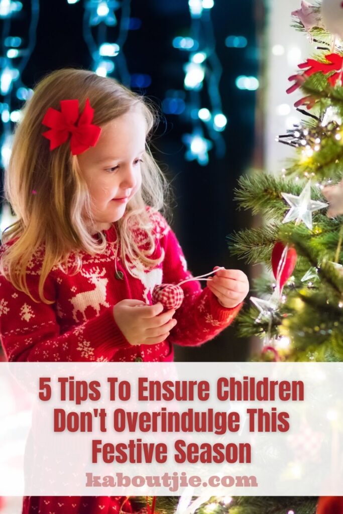 5 Tips To Ensure Children Don't Overindulge This Festive Season