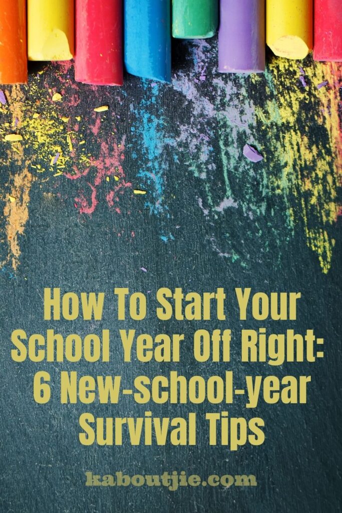 6 New School Year Survival Tips
