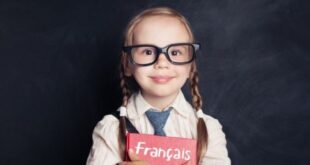 Child learning french