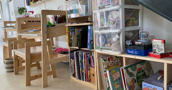 Home learning workspace