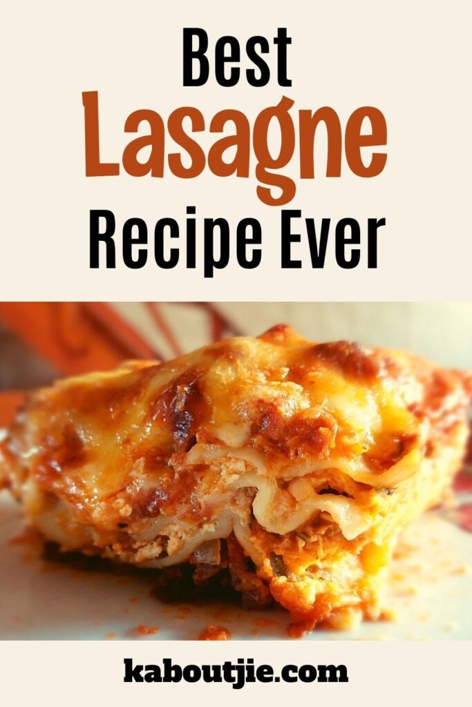 Best Lasagne Recipe