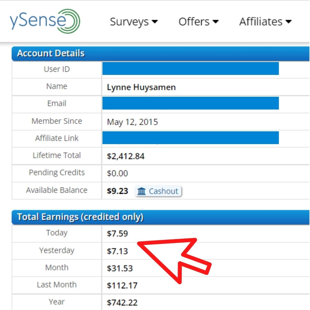 Ysense earnings 07072022