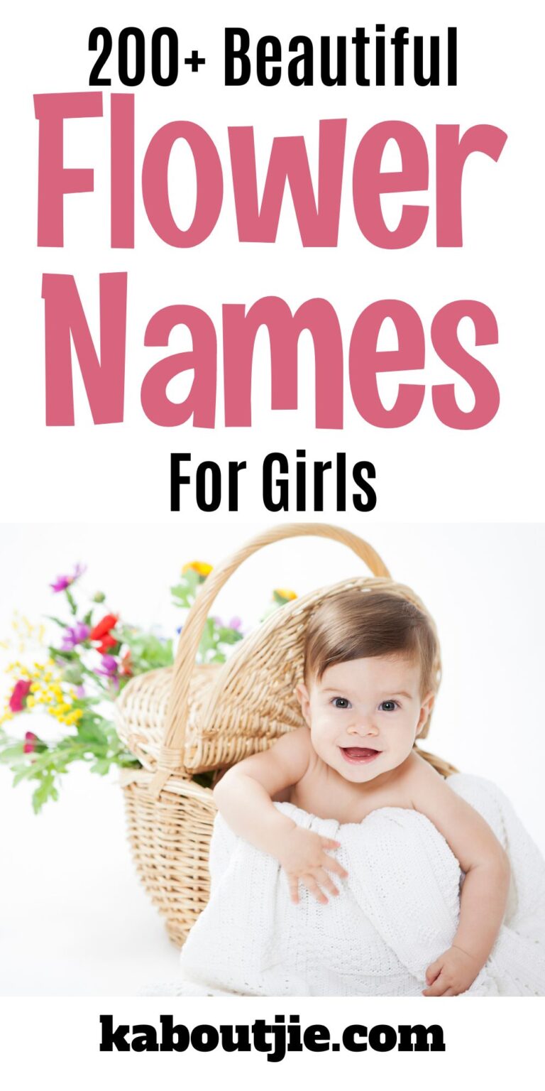200 Beautiful Flower Names Girls To Consider For Your Baby