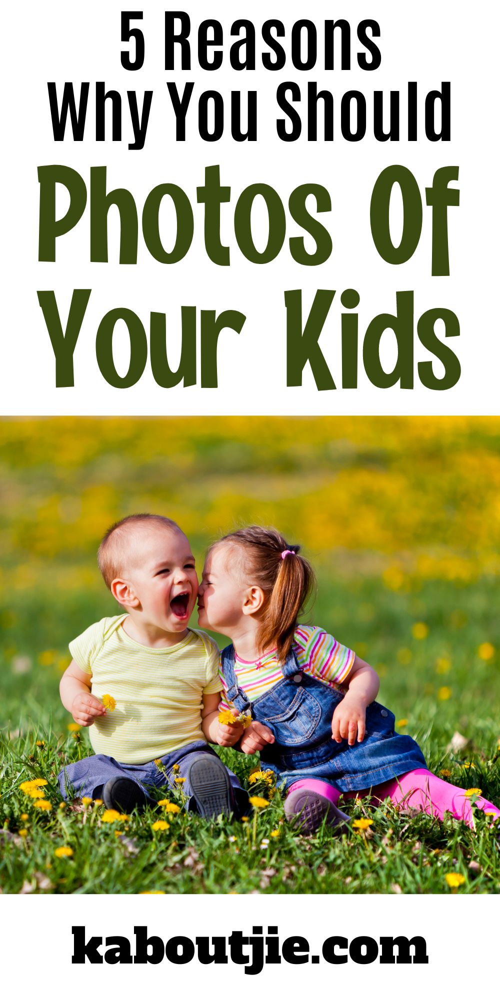 5 reasons why you should take photos of your kids