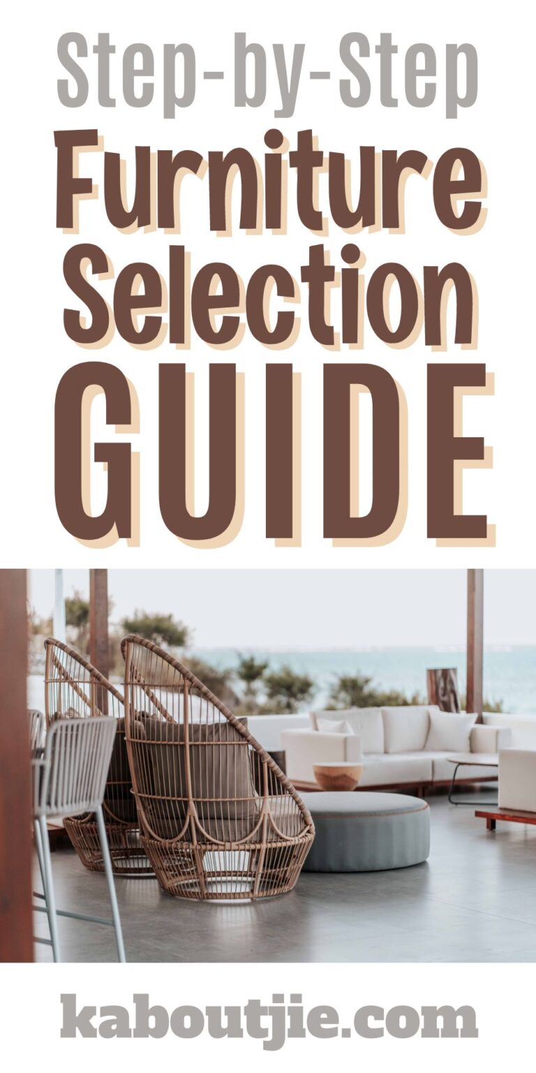 Picture of Step-by-Step Furniture Selection Guide - 7 Key Steps