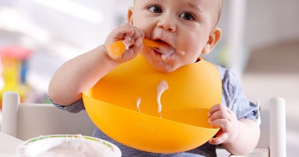 Toddler weaning bib