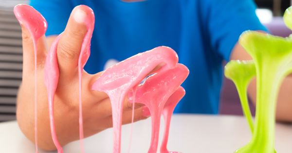 Play with slime