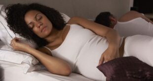 Pregnant woman dreaming