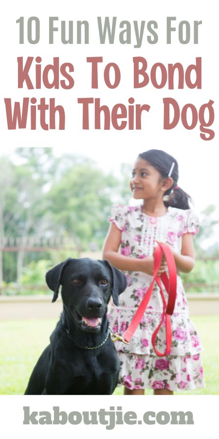 10 Fun Ways For Kids To Bond With Their Dog