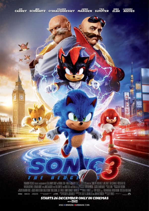 Sonic The Hedgehog 3 Poster