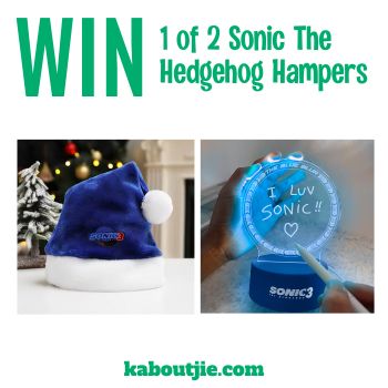 Win Sonic The Hedgehog hampers