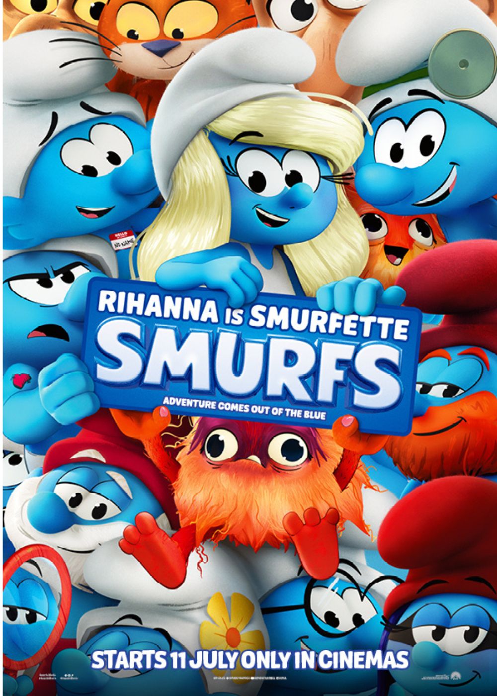 Smurfs Movie Poster