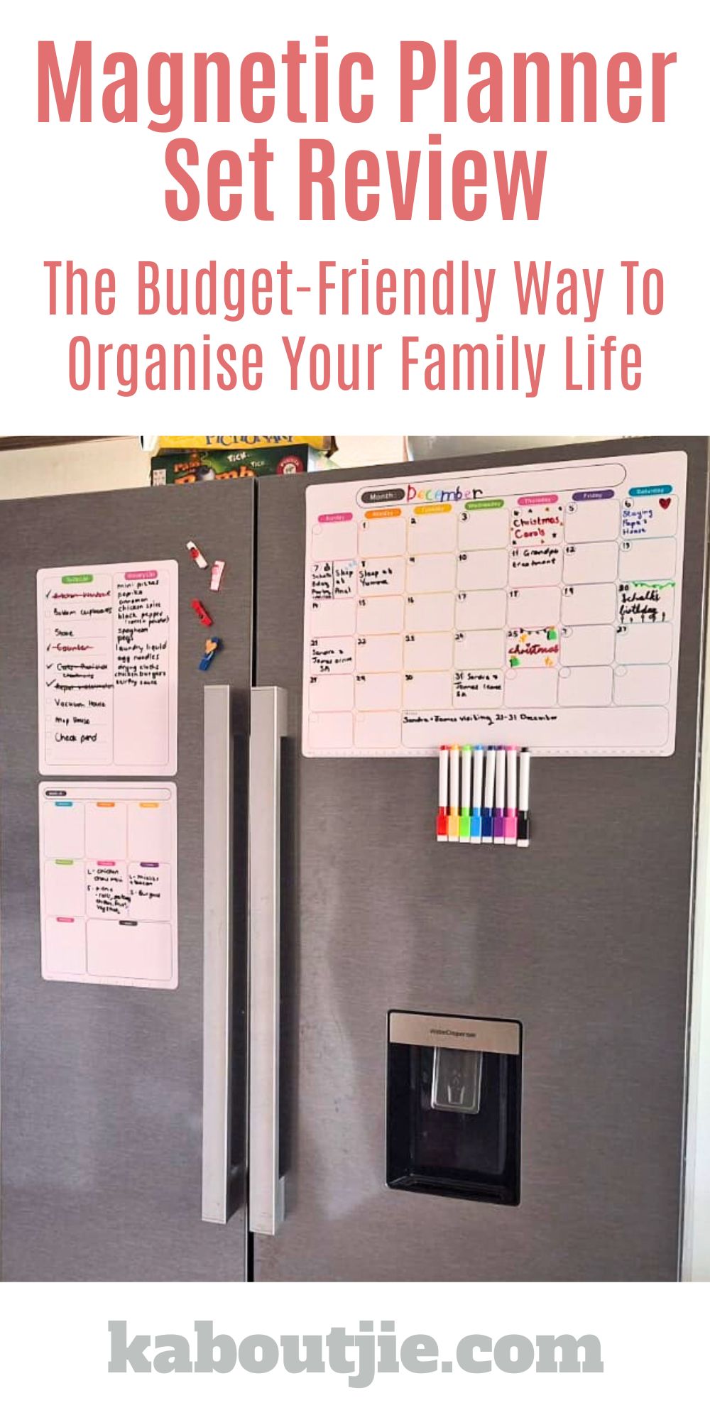 Magnetic Planner Set Review: The Budget-Friendly Way To Organise Your Family Life